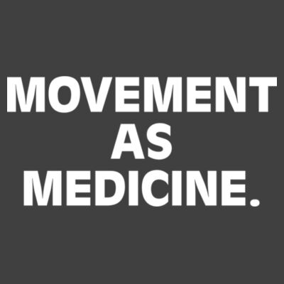 Movement As Medicine Dark - Mens Stone Wash Staple Design