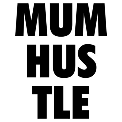 Mum Hustle Light - Womens Crop Tee Design
